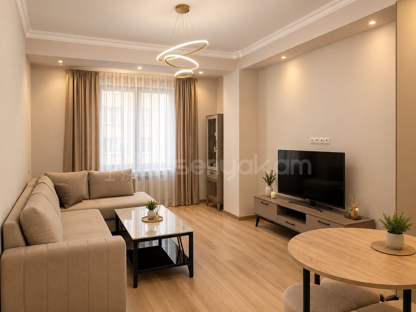 2 Սենյականոց Բնակարան Նորակառույցում, 47քմ, 5/8 հարկ, Դիզայներական Վերանորոգված, Կահավորված, Արևկող