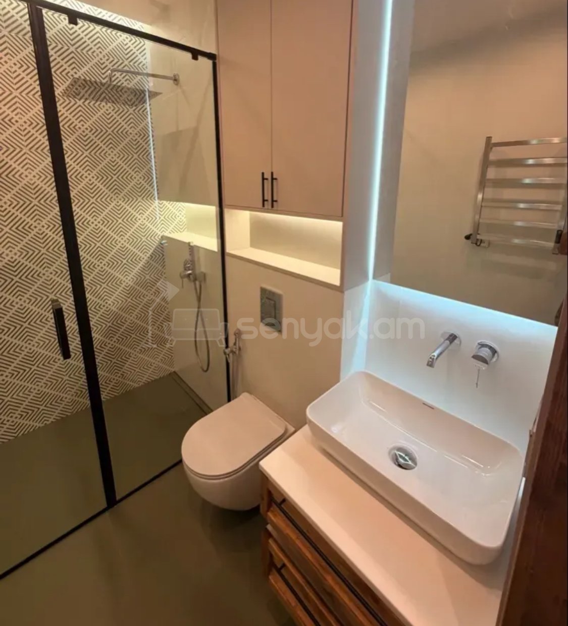 2 Սենյականոց Բնակարան Նորակառույցում, 65քմ, 4/15 հարկ, Դիզայներական Վերանորոգված
