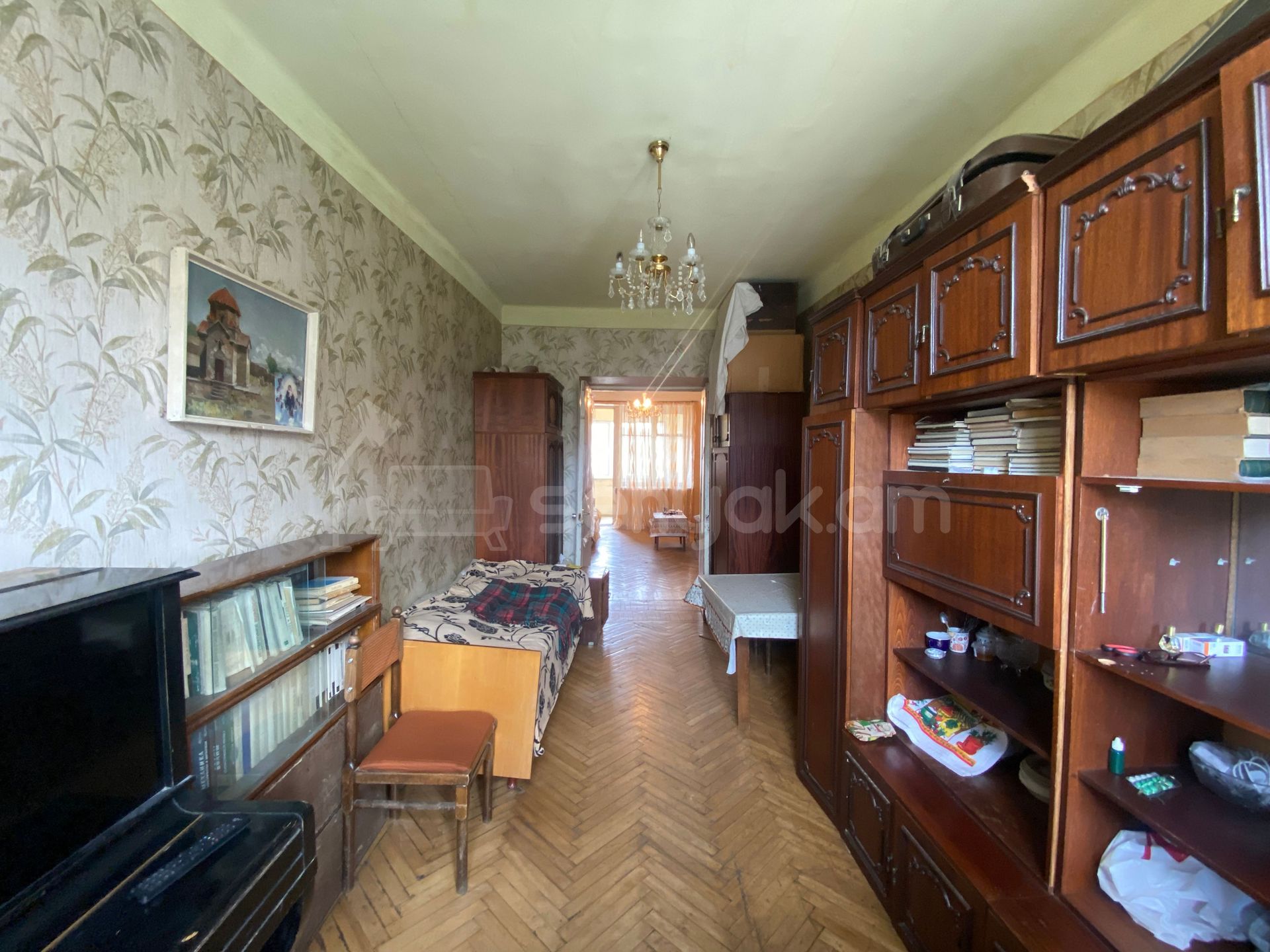 2 Սենյականոց Բնակարան Քարե Շենքում, 67քմ, 4/5 հարկ, Պետական Վիճակում