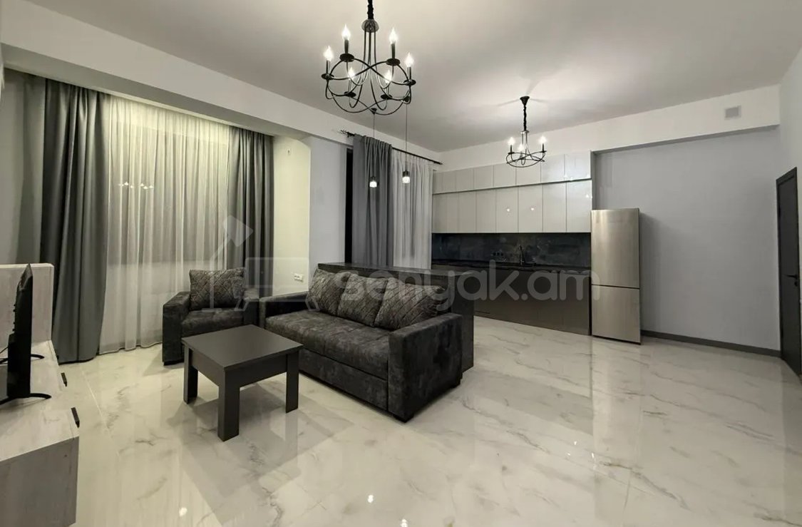 2 Սենյականոց Բնակարան Նորակառույցում, 57քմ, 2/4 հարկ, Կապիտալ Վերանորոգված, Կահավորված