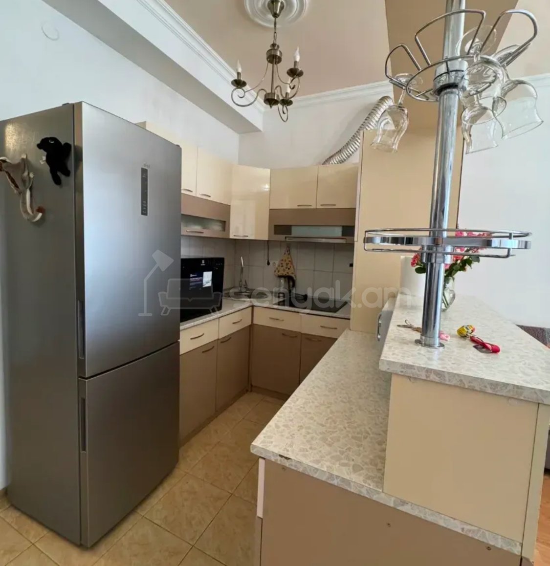 2 Սենյականոց Բնակարան Նորակառույցում, 57քմ, 7/8 հարկ, Կապիտալ Վերանորոգված, Կահավորված, Արևկող