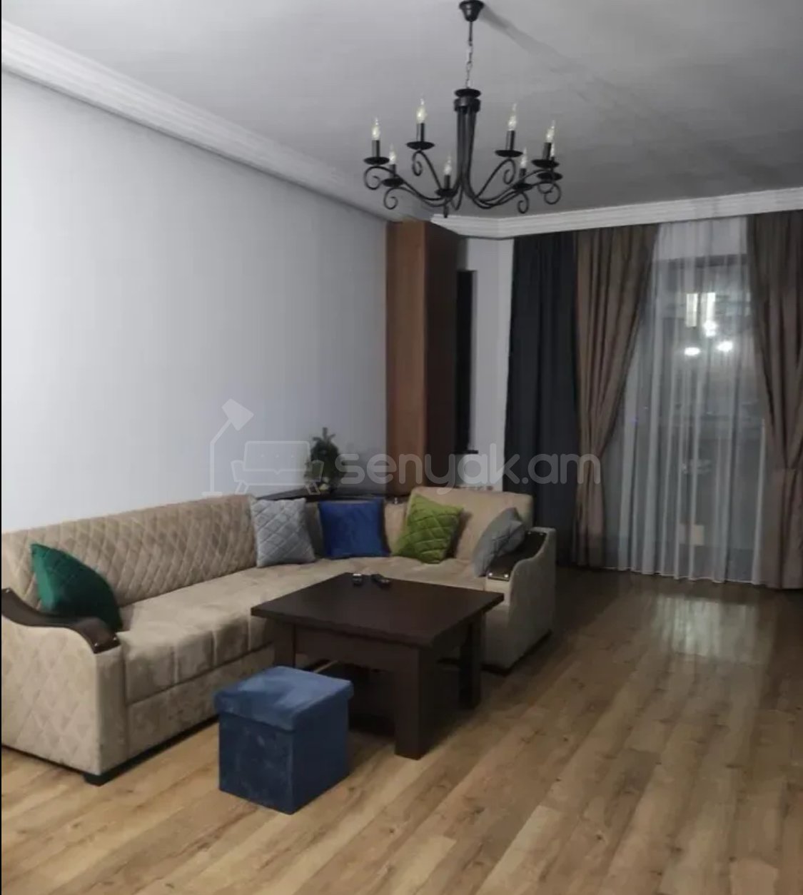 2 Սենյականոց Բնակարան Նորակառույցում, 65քմ, 6/15 հարկ, Կապիտալ Վերանորոգված, Կահավորված