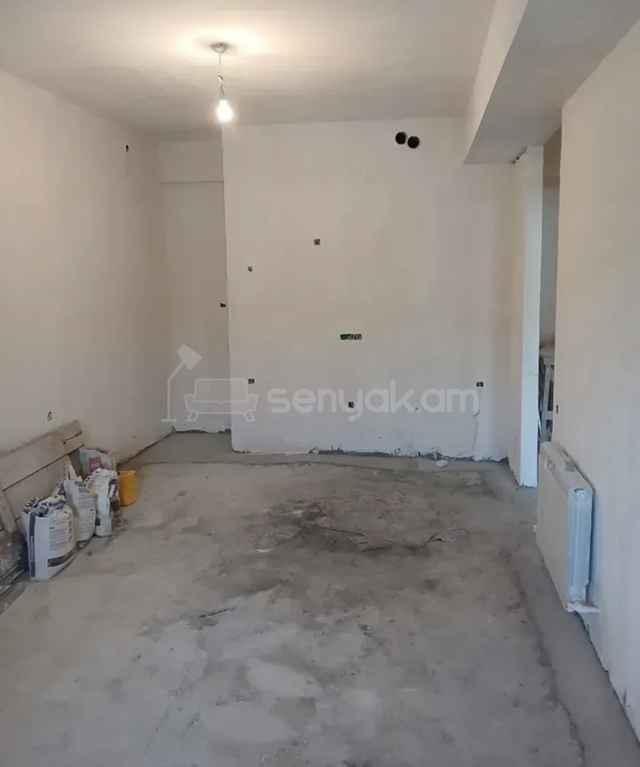 2 Սենյականոց Բնակարան Նորակառույցում, 56քմ, 10/17 հարկ, Զրոյական Վիճակում