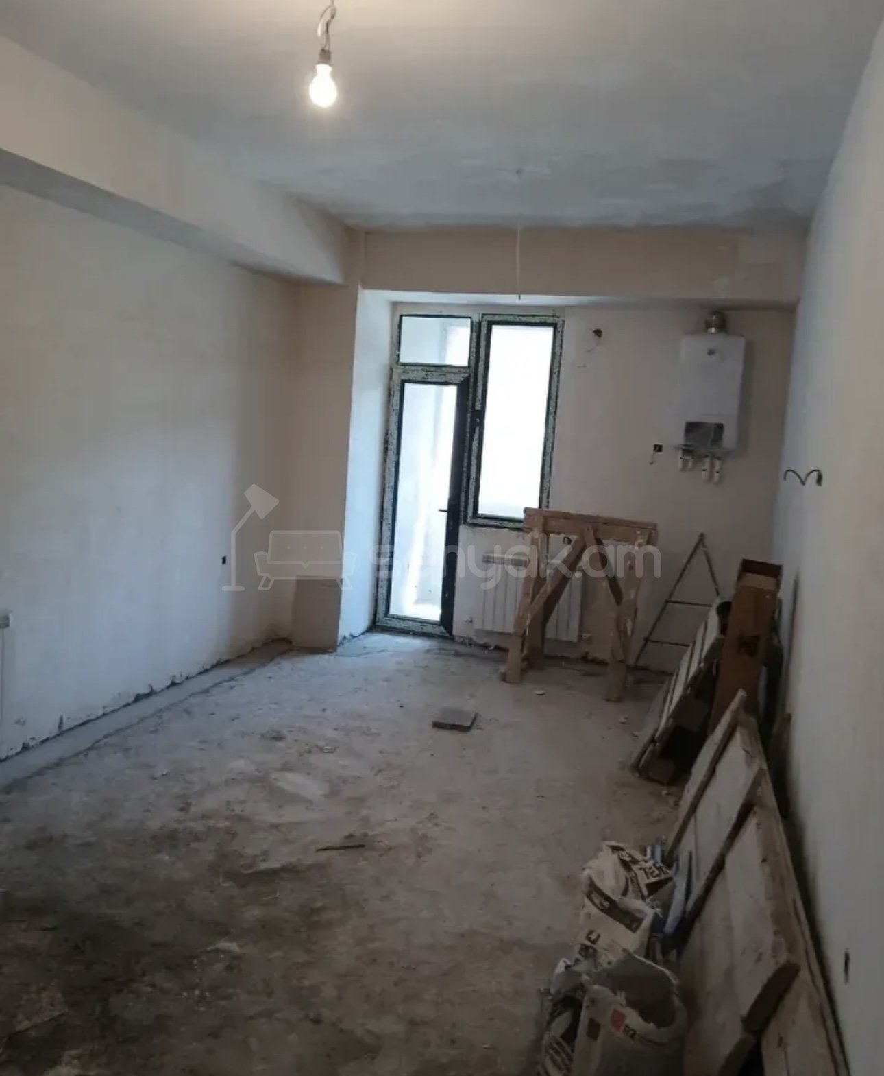 2 Սենյականոց Բնակարան Նորակառույցում, 56քմ, 10/17 հարկ, Զրոյական Վիճակում