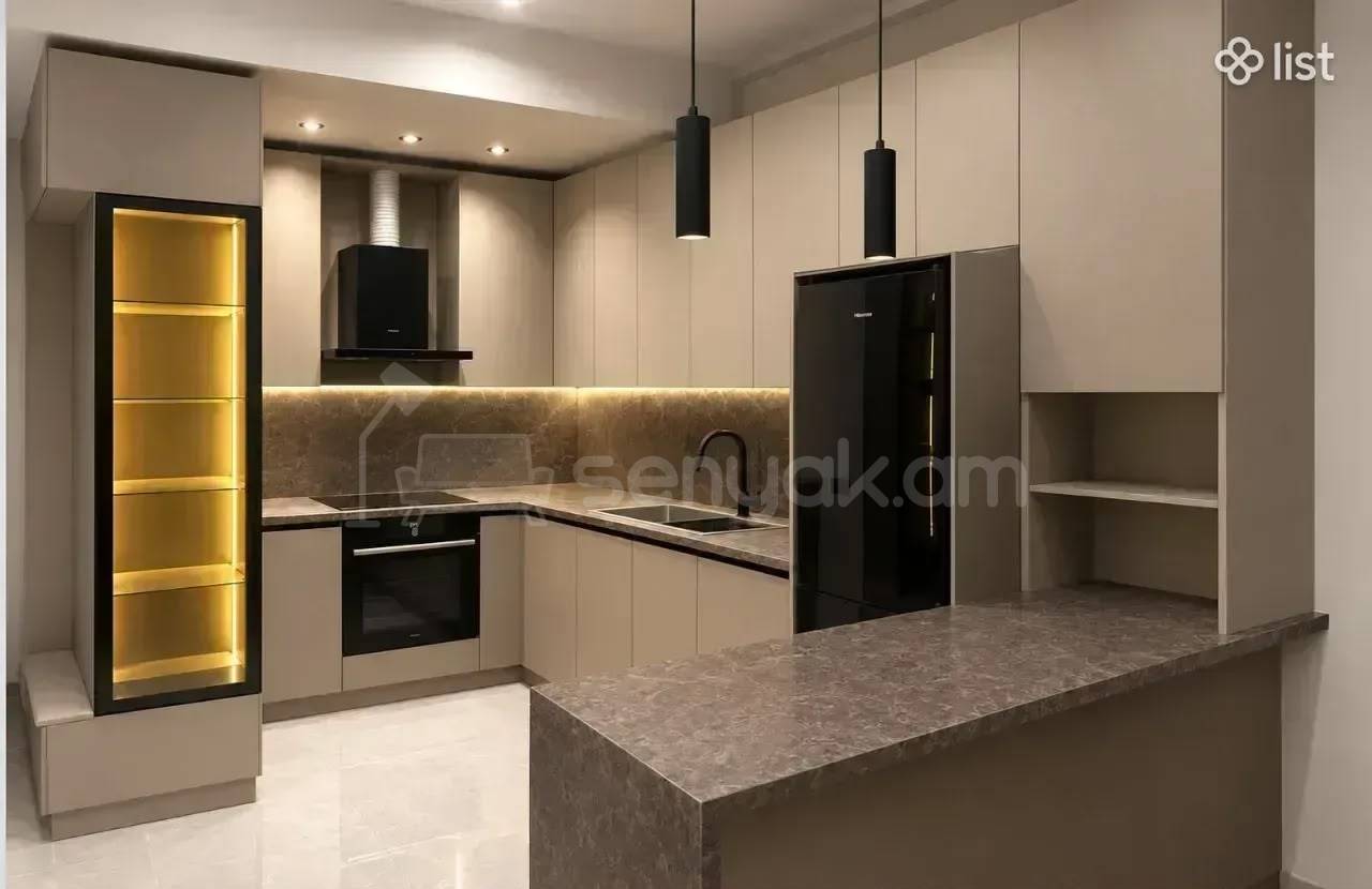 2 Սենյականոց Բնակարան Նորակառույցում, 60քմ, 2/14 հարկ, Դիզայներական Վերանորոգված