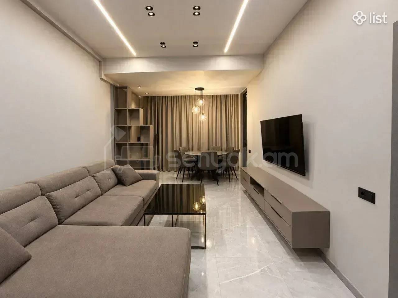 2 Սենյականոց Բնակարան Նորակառույցում, 60քմ, 2/14 հարկ, Դիզայներական Վերանորոգված