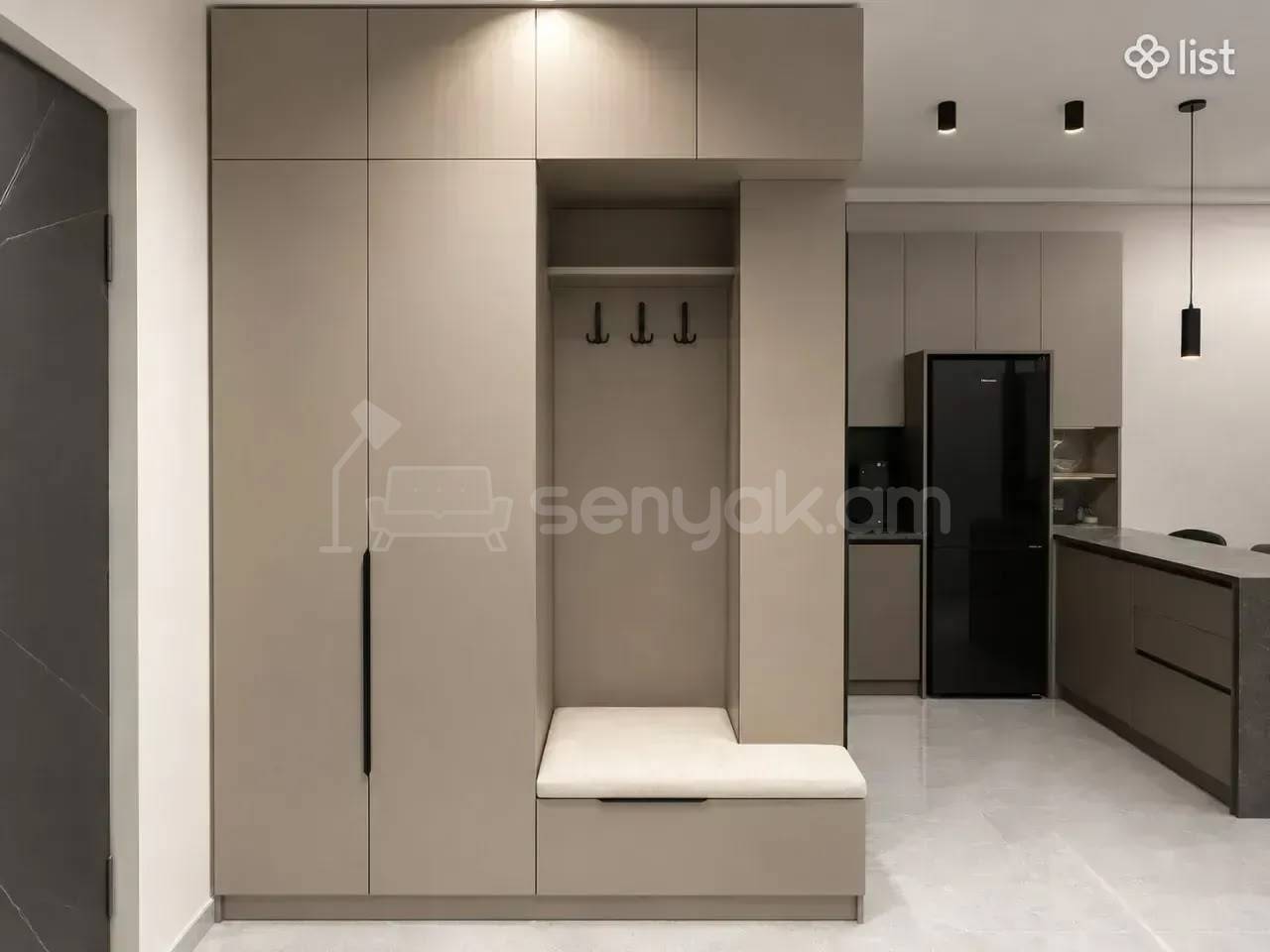 2 Սենյականոց Բնակարան Նորակառույցում, 60քմ, 2/14 հարկ, Դիզայներական Վերանորոգված