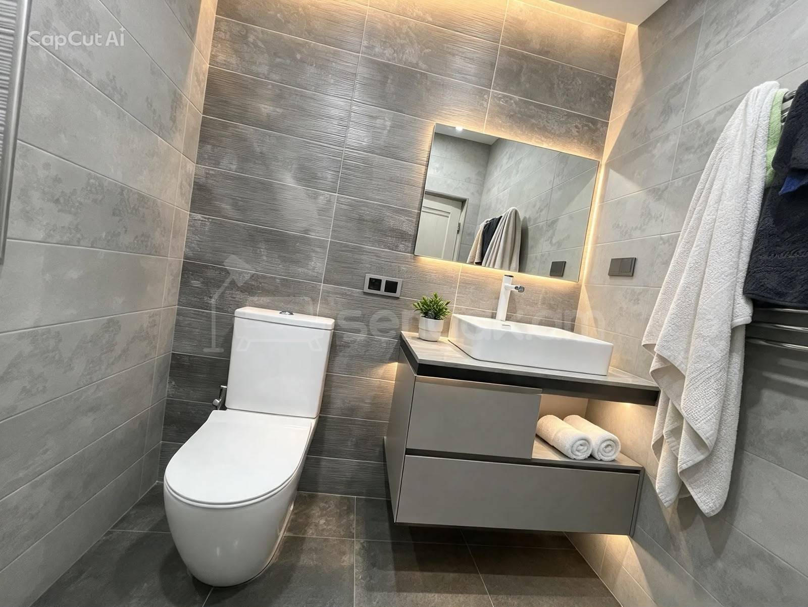 3 Սենյականոց Բնակարան Նորակառույցում, 74քմ, 9/9 հարկ, Դիզայներական Վերանորոգված