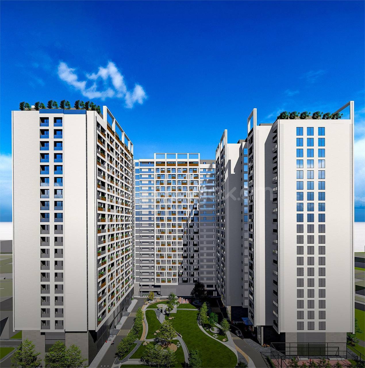 2 Սենյականոց Բնակարան, 65քմ, 7/22 հարկ, Զրոյական Վիճակում