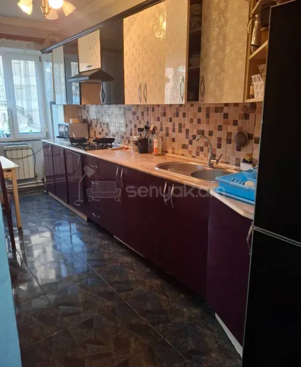 3 Սենյականոց Բնակարան, 77քմ, 3/9 հարկ, Կապիտալ Վերանորոգված, Կահավորված