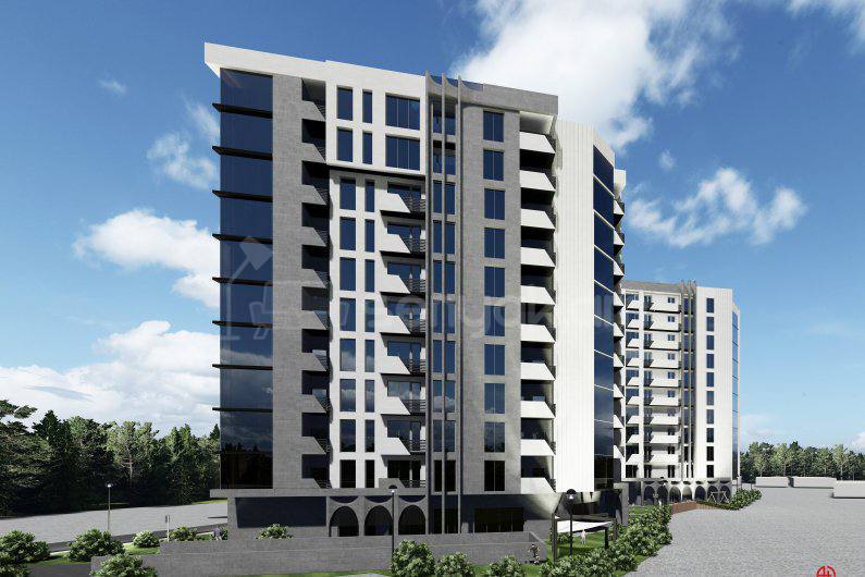 3 Սենյականոց Բնակարան, 84քմ, 10/14 հարկ, Զրոյական Վիճակում