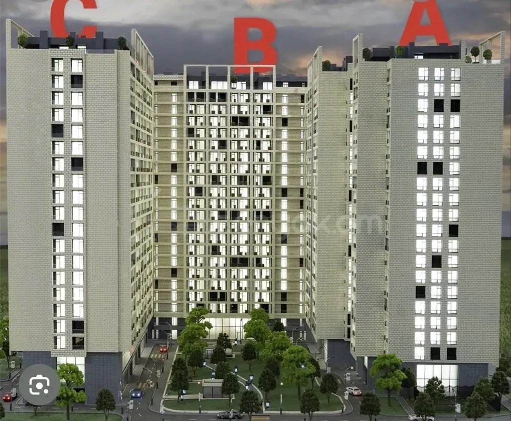 2 Սենյականոց Բնակարան Նորակառույց Քարե Շենքում, 65քմ, 7/22 հարկ, Կապիտալ Վերանորոգված