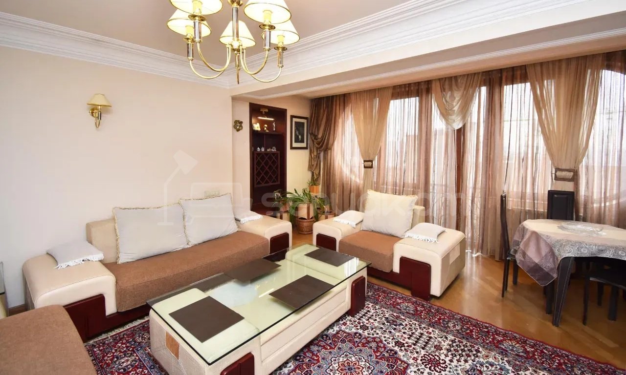3 Սենյականոց Բնակարան Քարե Շենքում, 100քմ, 6/16 հարկ, Կապիտալ Վերանորոգված, Կահավորված