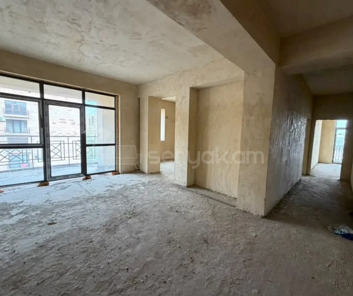 3 Սենյականոց Բնակարան Նորակառույցում, 107քմ, 13/15 հարկ, Զրոյական Վիճակում