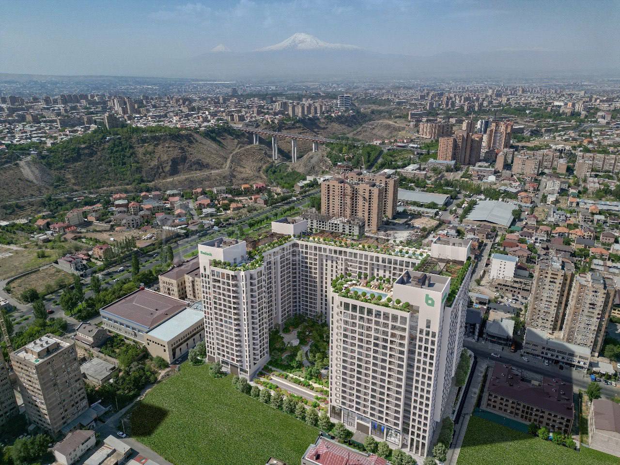 2 Սենյականոց Բնակարան, 71քմ, 12/16 հարկ, Զրոյական Վիճակում