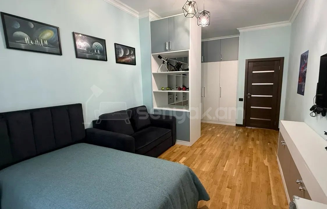 3 Սենյականոց Բնակարան Նորակառույցում, 128քմ, 8/15 հարկ, Կապիտալ Վերանորոգված