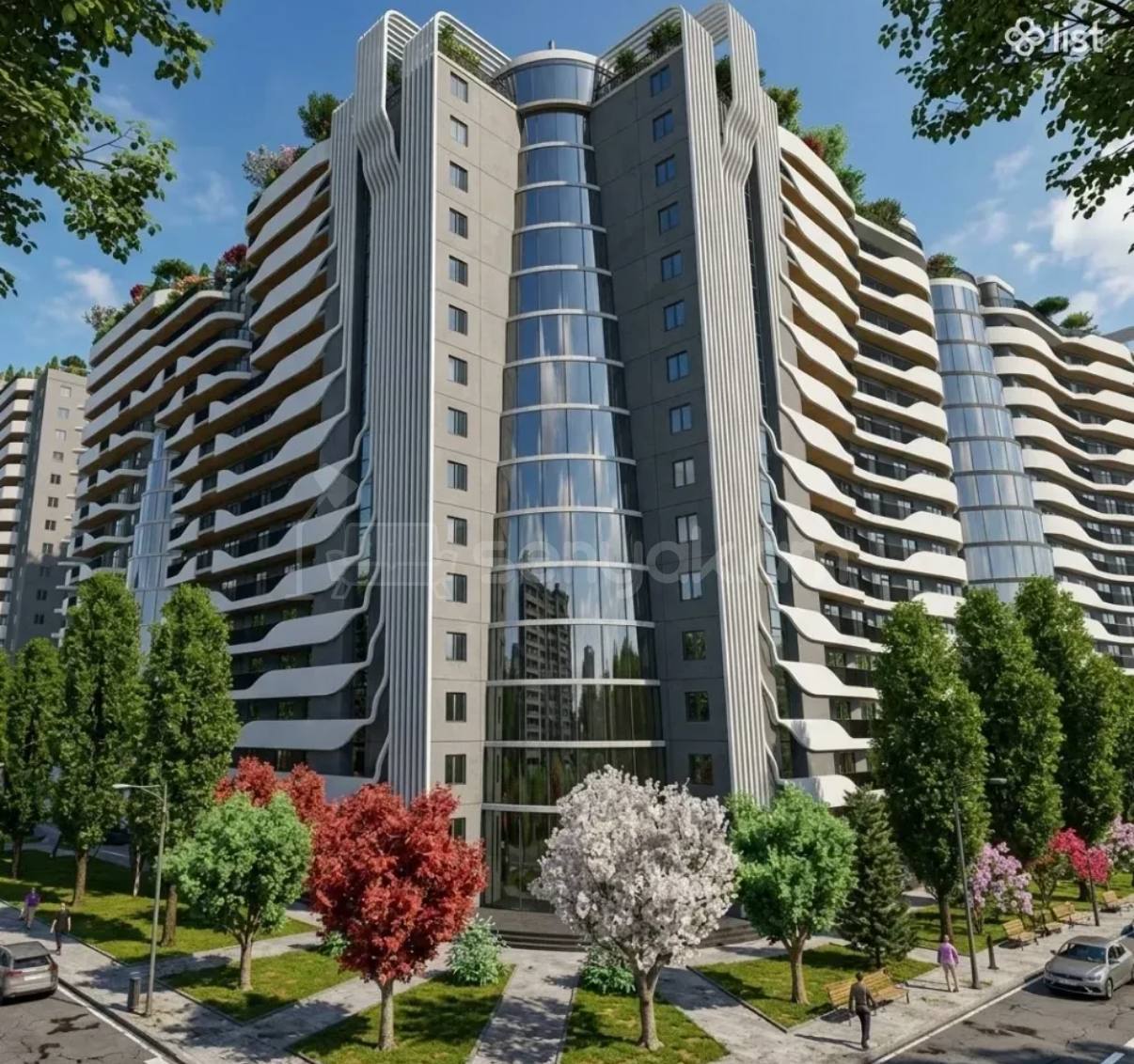 2 Սենյականոց Բնակարան, 57քմ, 5/21 հարկ, Զրոյական Վիճակում