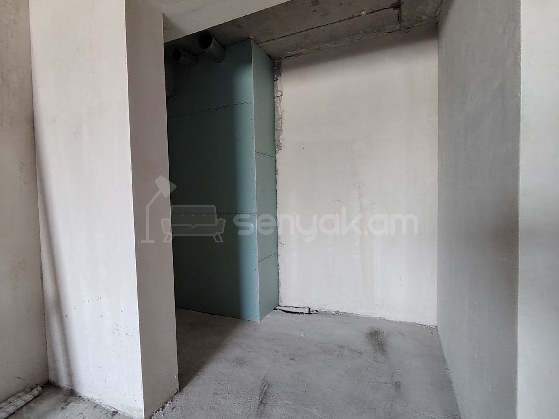 2 Սենյականոց Բնակարան Նորակառույցում, 58քմ, 17/18 հարկ, Զրոյական Վիճակում