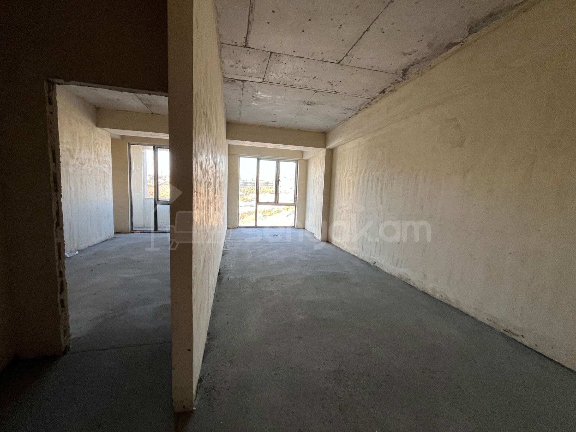 2 Սենյականոց Բնակարան Նորակառույցում, 62քմ, 2/6 հարկ, Զրոյական Վիճակում