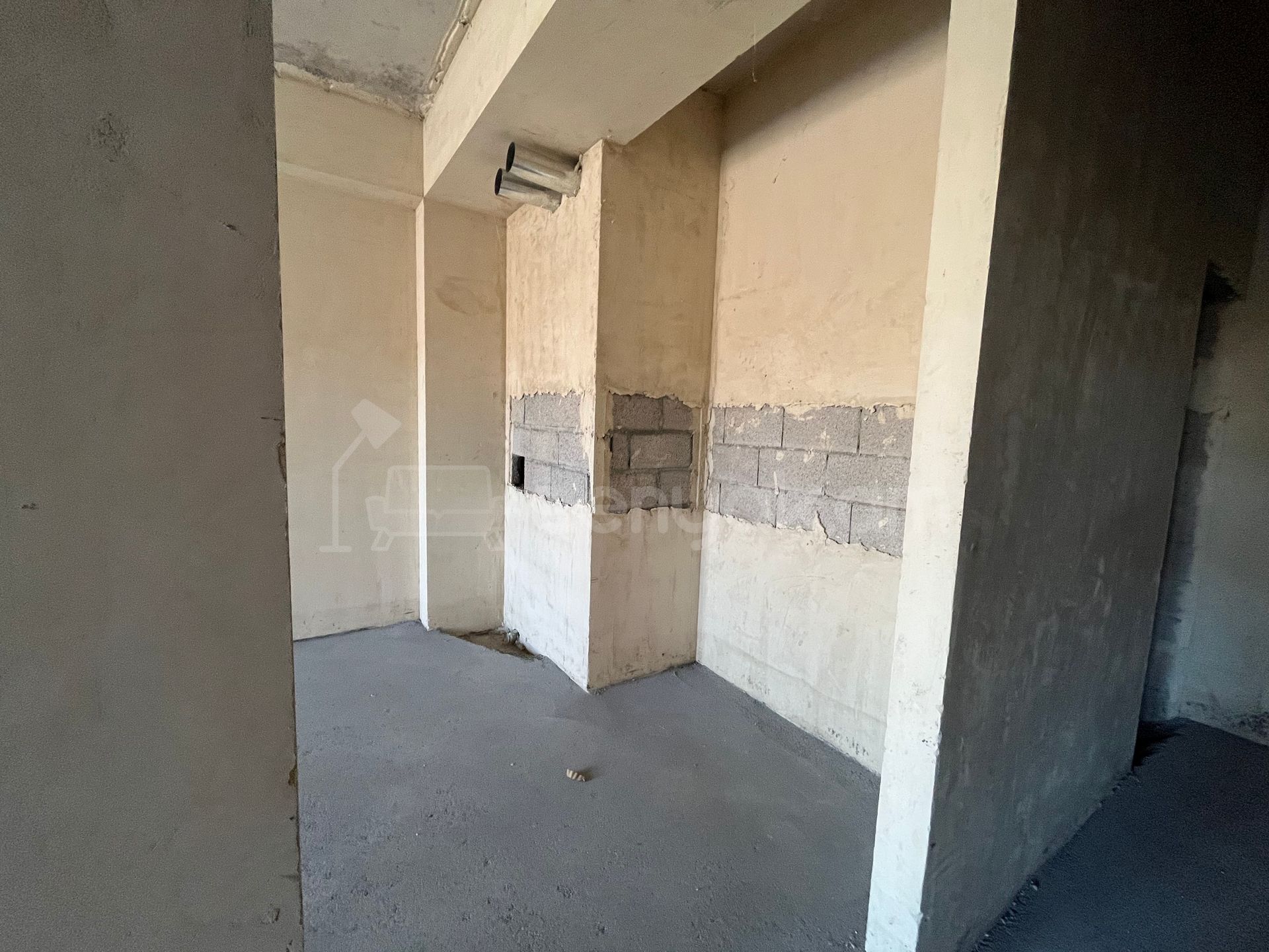 2 Սենյականոց Բնակարան Նորակառույցում, 62քմ, 2/6 հարկ, Զրոյական Վիճակում