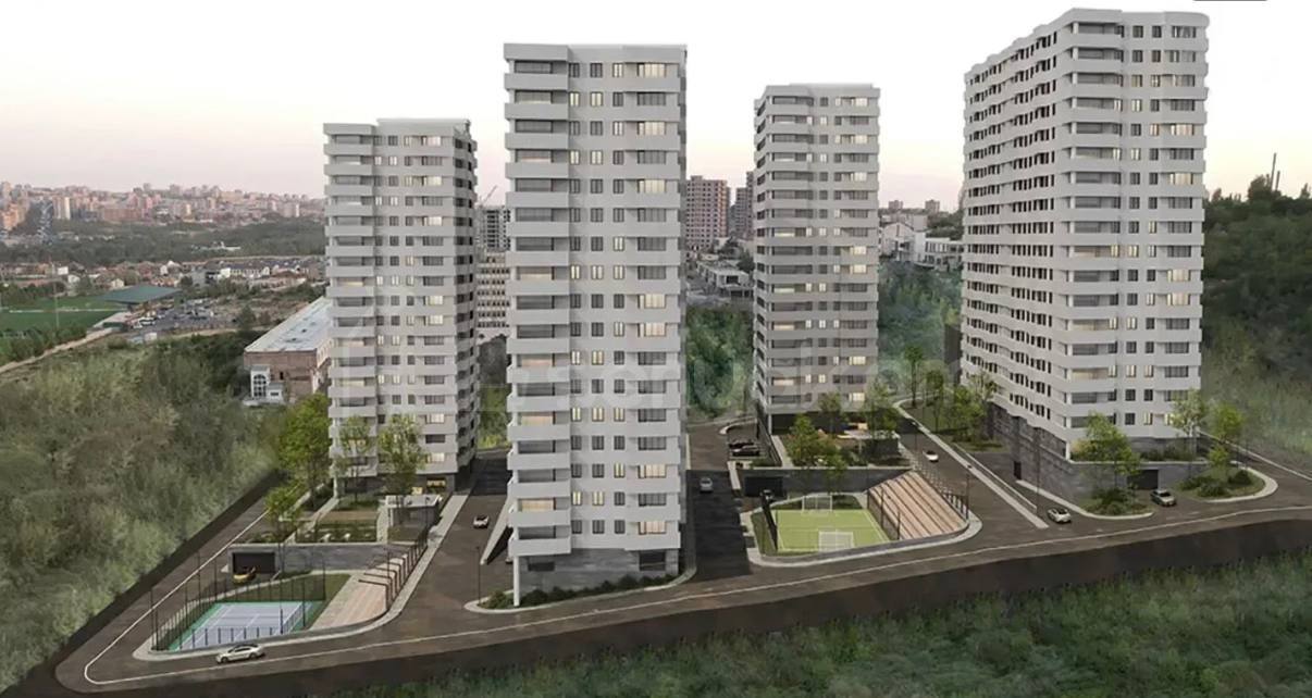 2 Սենյականոց Բնակարան, 56քմ, 7/18 հարկ, Զրոյական Վիճակում