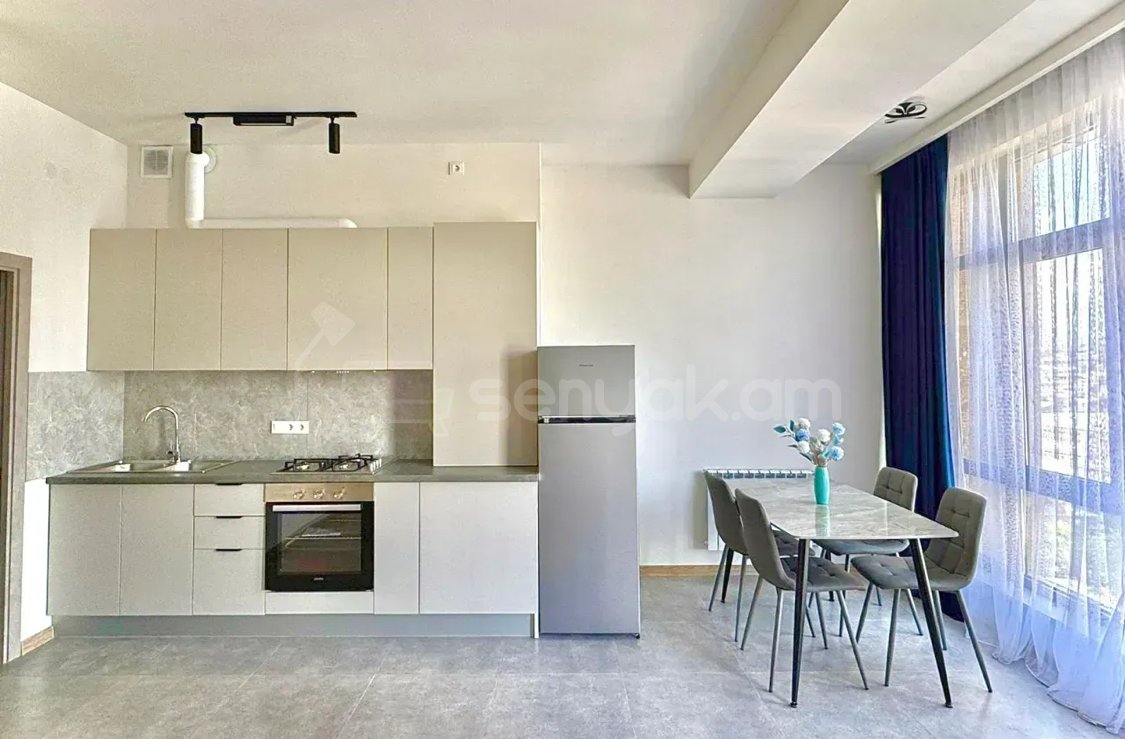 2 Սենյականոց Բնակարան Նորակառույցում, 45քմ, 12/16 հարկ, Կապիտալ Վերանորոգված, Կահավորված