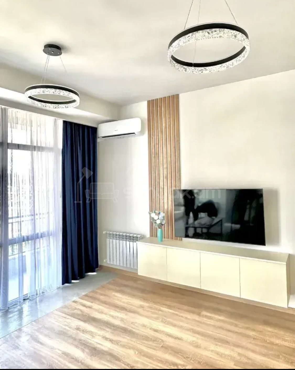 2 Սենյականոց Բնակարան Նորակառույցում, 45քմ, 12/16 հարկ, Կապիտալ Վերանորոգված, Կահավորված