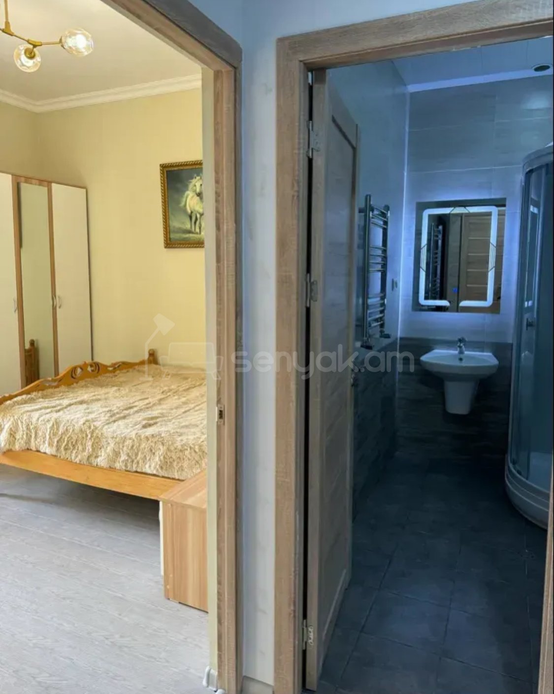 2 Սենյականոց Բնակարան Նորակառույցում, 50քմ, 3/17 հարկ, Կապիտալ Վերանորոգված, Կահավորված, Արևկող