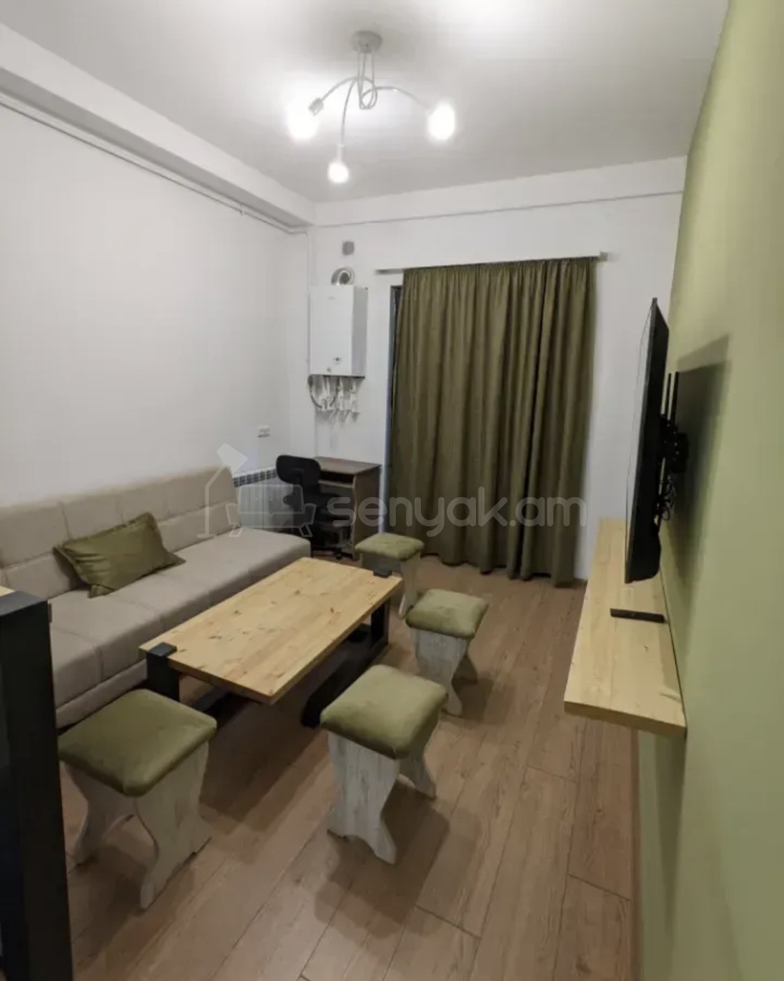 2 Սենյականոց Բնակարան Նորակառույցում, 46քմ, 5/9 հարկ, Կապիտալ Վերանորոգված, Կահավորված