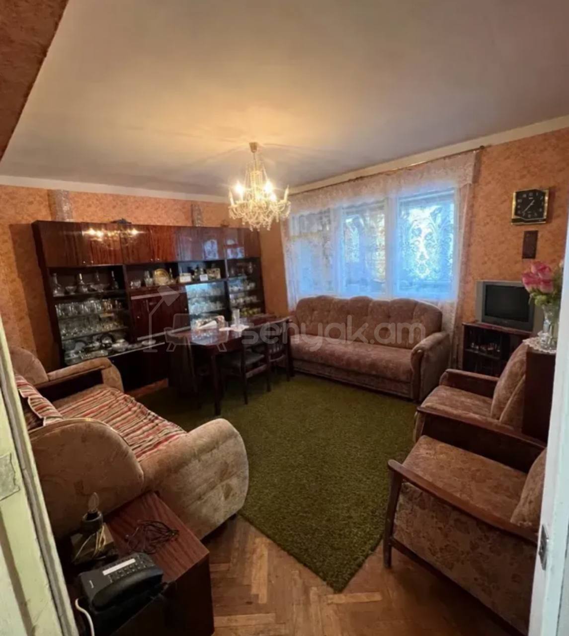 3 Սենյականոց Բնակարան, 78քմ, 1/9 հարկ, Պետական Վիճակում