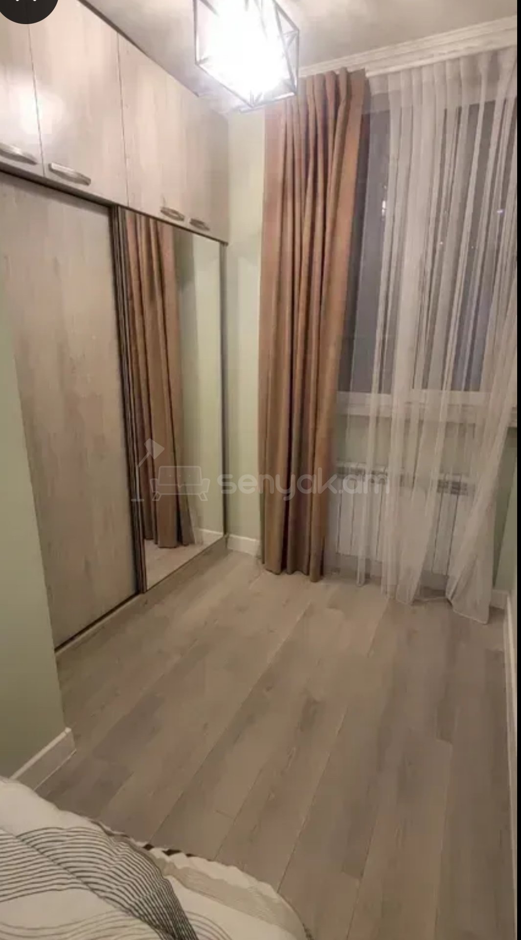 2 Սենյականոց Բնակարան Նորակառույցում, 50քմ, 1/12 հարկ, Կապիտալ Վերանորոգված, Կահավորված