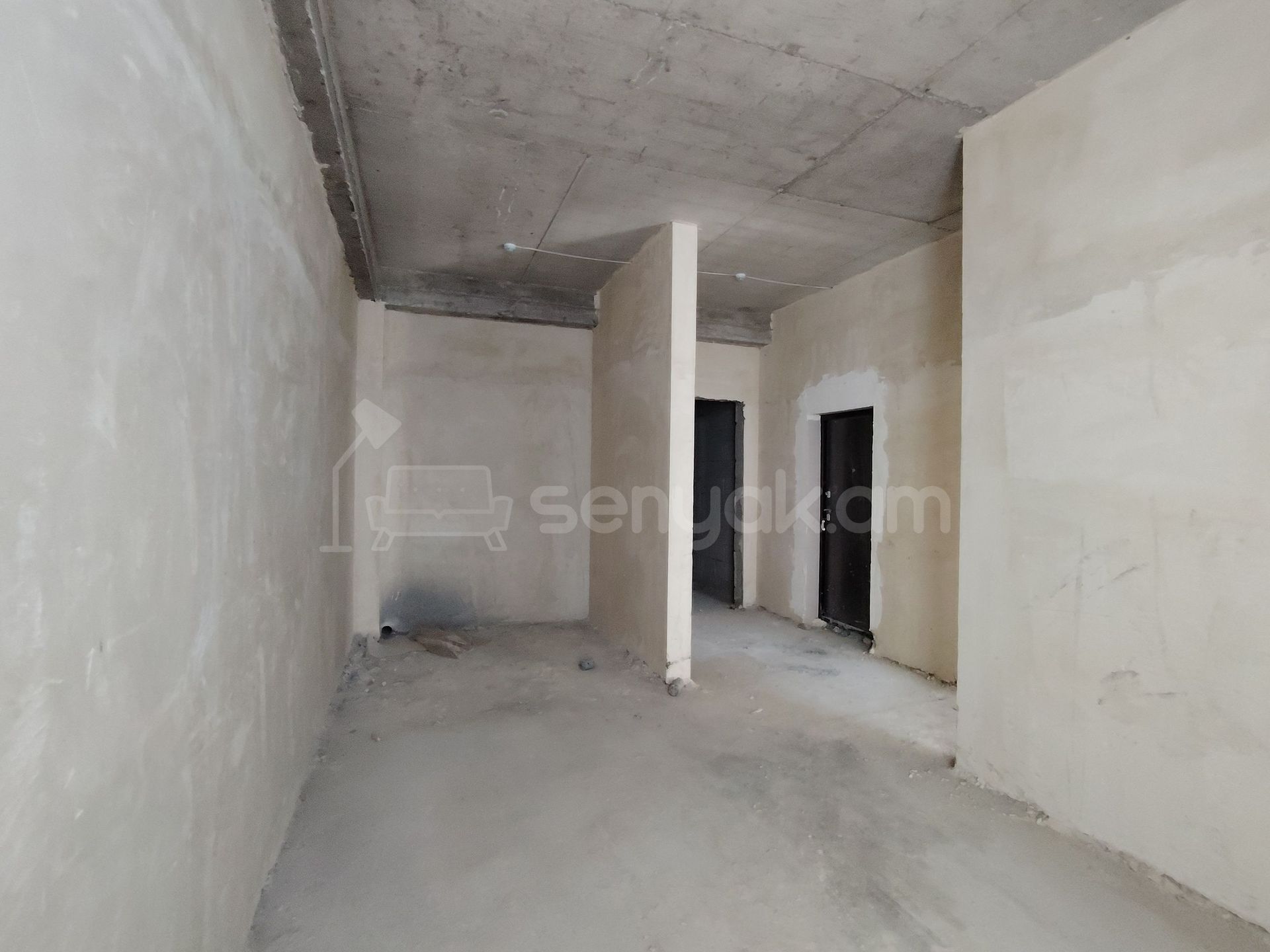 2 Սենյականոց Բնակարան Նորակառույցում, 52քմ, 2/3 հարկ, Զրոյական Վիճակում