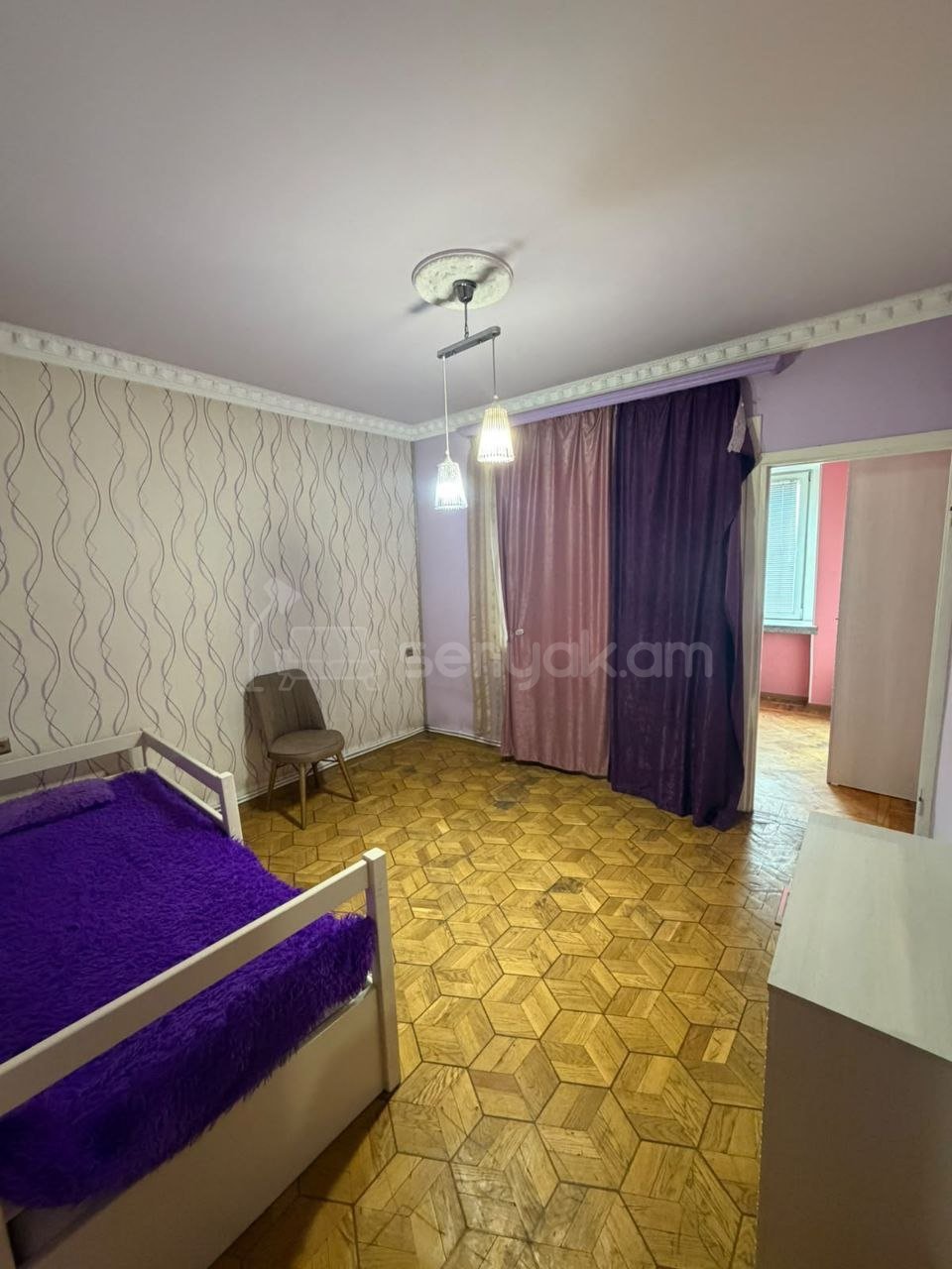 2 Սենյականոց Բնակարան Քարե Շենքում, 75քմ, 3/7 հարկ, Կոսմետիկ Վերանորոգված, Կահավորված
