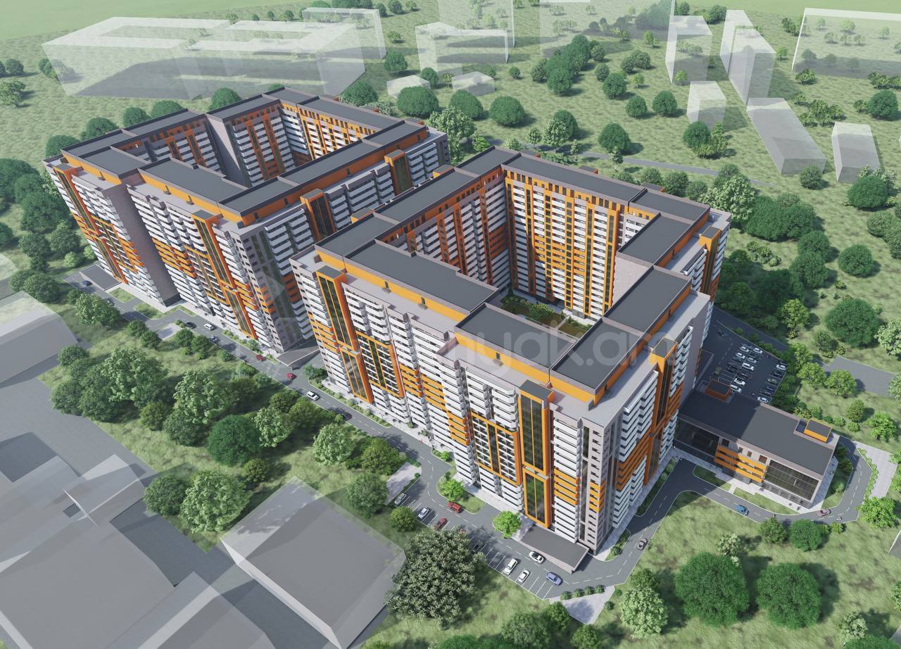 2 Սենյականոց Բնակարան, 72քմ, 14/18 հարկ, Զրոյական Վիճակում