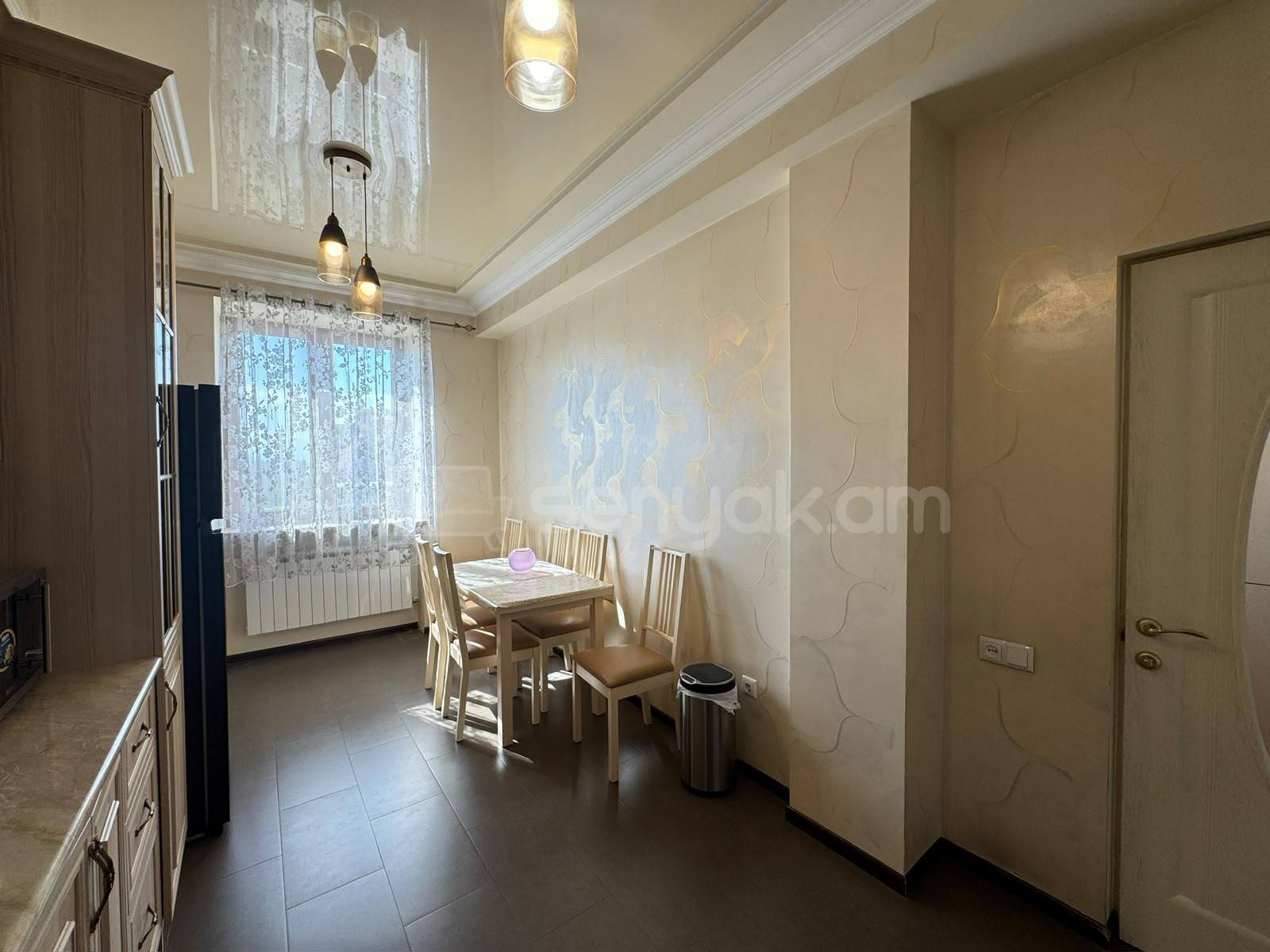 3 Սենյականոց Բնակարան Նորակառույցում, 80քմ, 7/15 հարկ, Կապիտալ Վերանորոգված