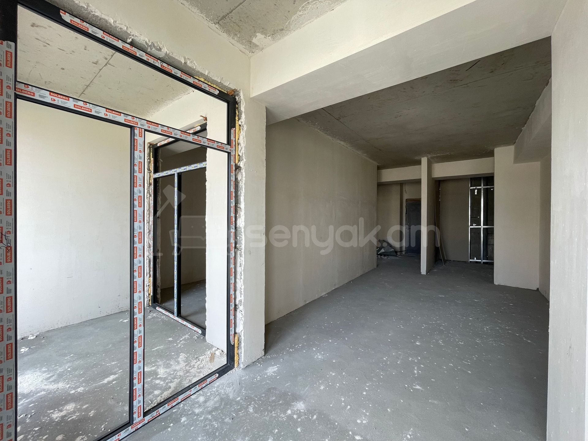 2 Սենյականոց Բնակարան Նորակառույցում, 60քմ, 12/19 հարկ, Զրոյական Վիճակում