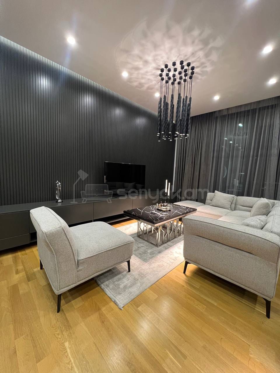 3 Սենյականոց Բնակարան Նորակառույցում, 109քմ, 4/5 հարկ, Դիզայներական Վերանորոգված, Կահավորված