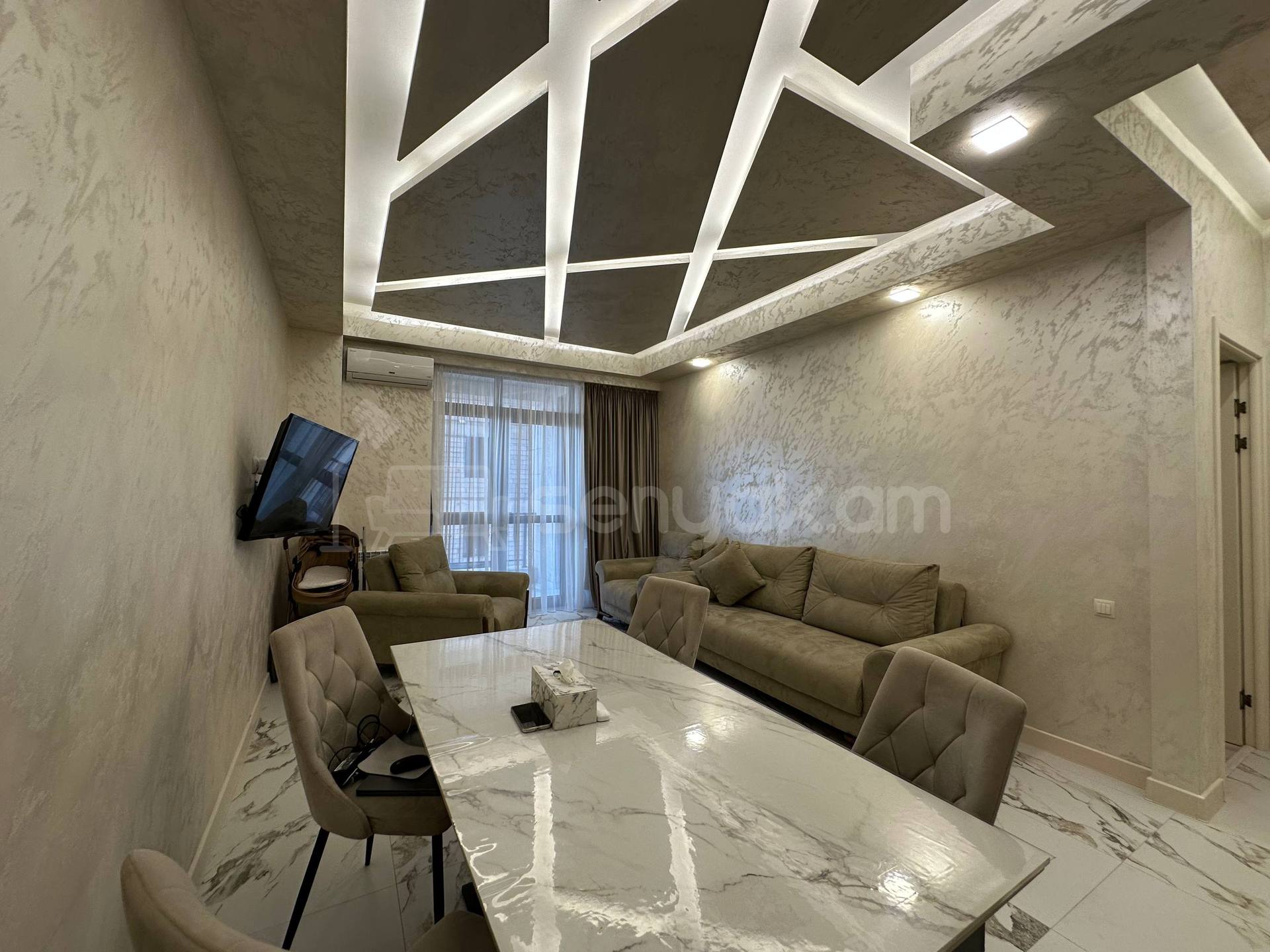2 Սենյականոց Բնակարան Նորակառույցում, 56քմ, 4/22 հարկ, Դիզայներական Վերանորոգված