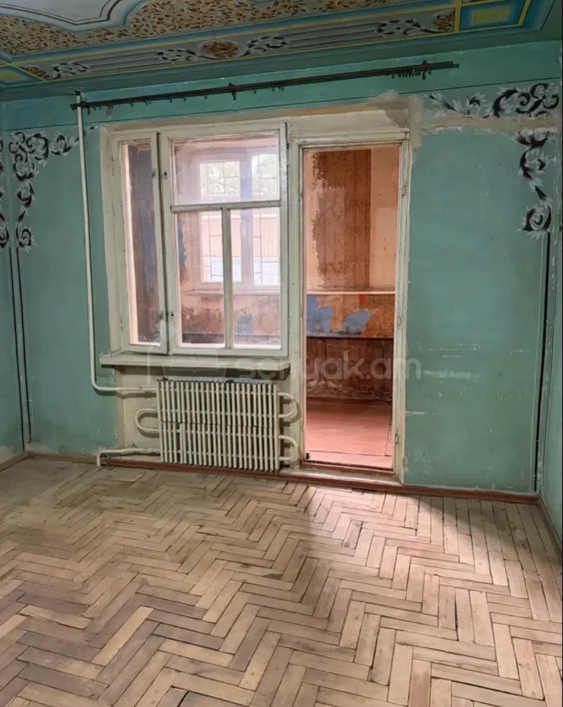 2 Սենյականոց Բնակարան, 62քմ, 1/5 հարկ, Պետական Վիճակում