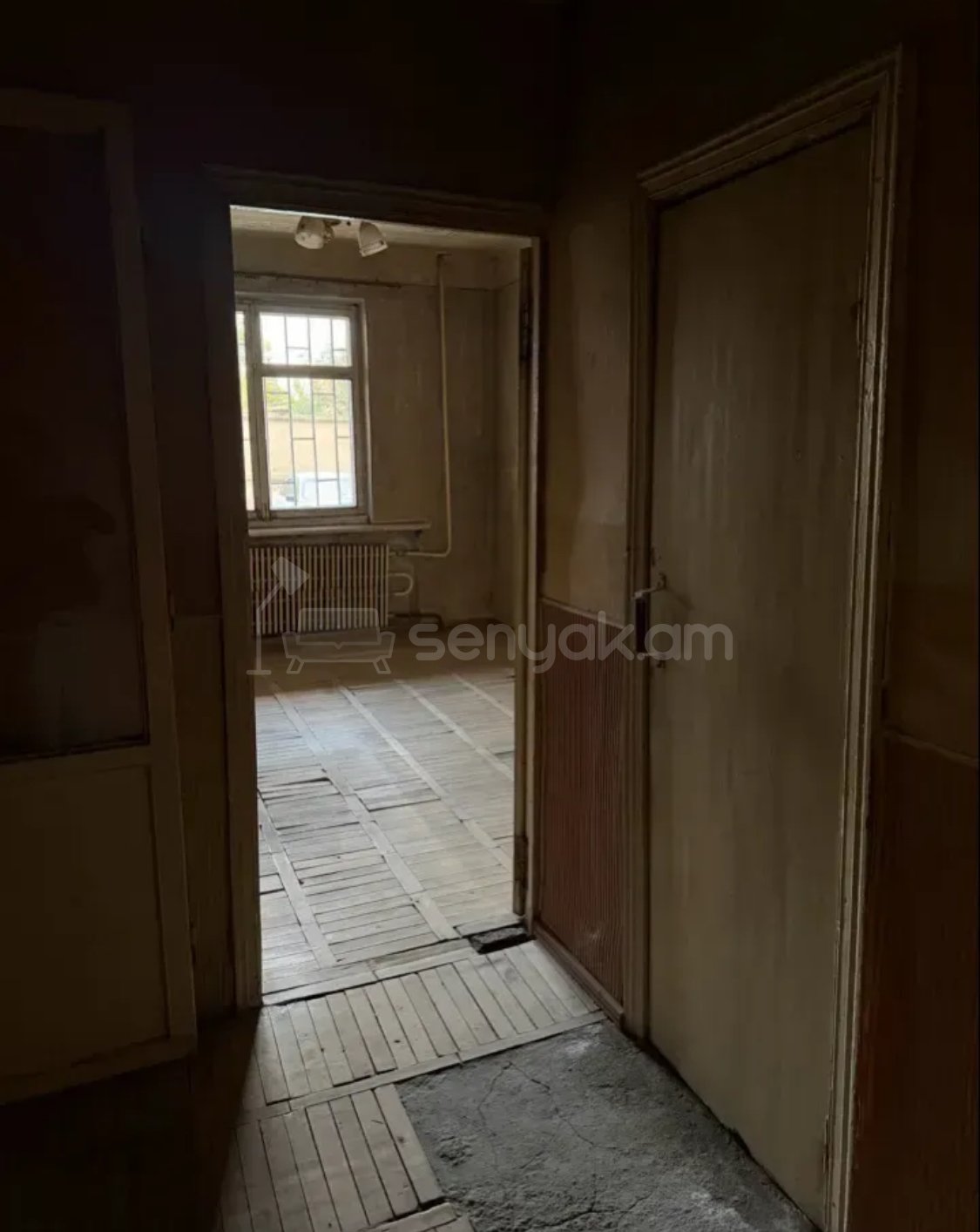 2 Սենյականոց Բնակարան, 62քմ, 1/5 հարկ, Պետական Վիճակում