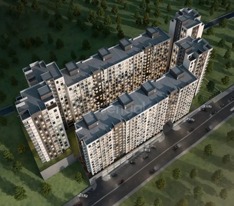 3 Սենյականոց Բնակարան Նորակառույցում, 70քմ, 3/14 հարկ, Զրոյական Վիճակում
