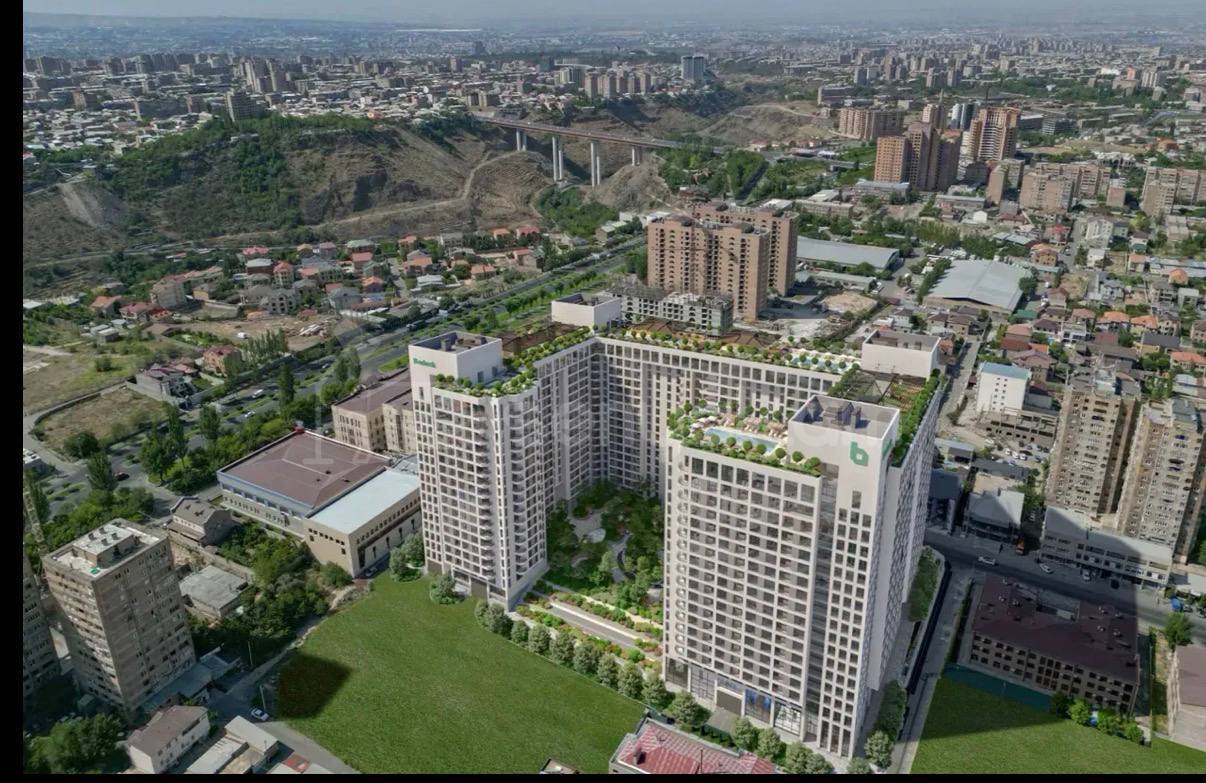 2 Սենյականոց Բնակարան Նորակառույցում, 71քմ, 12/16 հարկ, Զրոյական Վիճակում