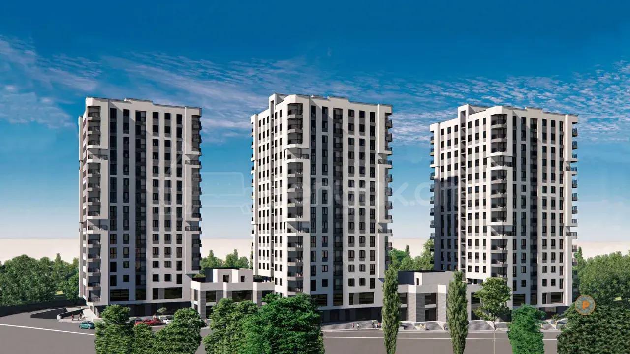 2 Սենյականոց Բնակարան, 59քմ, 12/15 հարկ, Զրոյական Վիճակում